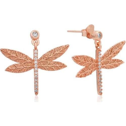 Silverlina Silver Dragonfly Earrings