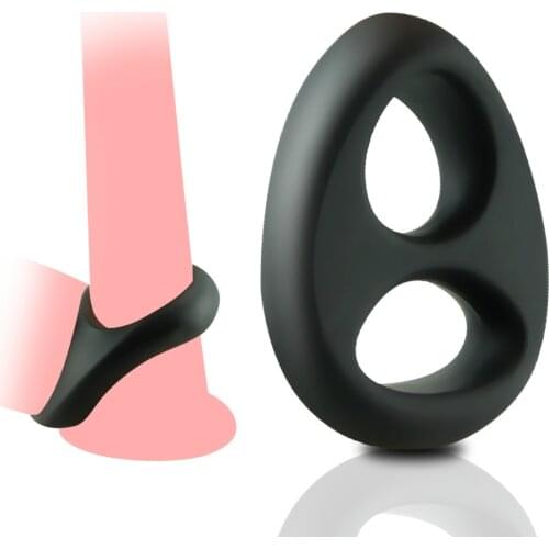 Silicone Cock Ring Restraints Penis Rings Slave Adult Games 18 Ejaculation Enlargement Condom SexShop Sex Toys For Men BDSM Toys