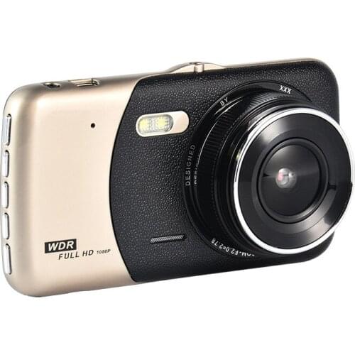 Driving Recorder Hidden HD Dual lens 1080P front and rear double recording reversing image(Without TF Card