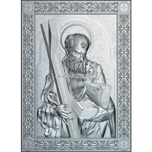 High quality New 3D model for cnc Saint 3D carved figure sculpture machine in STL file Religion