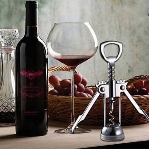 1pc Bottle Beer Cap Opener Stainless Steel Waiter Bottle Beer Portable Beer Bottle Opener Mulitfunctional Metal Wine Corkscrew