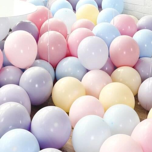 50/100pcs 12inch Macaron Latex Balloons Pastel Candy Balloon Wedding Balloon Birthday Party Decor Baby Shower Decor Air Globos