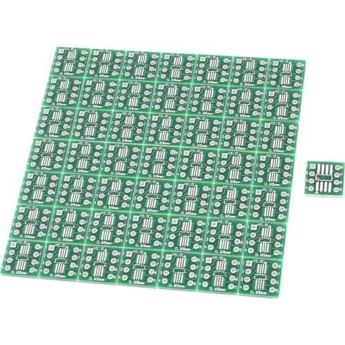 50Pcs SOP8 SSOP8 TSSOP8 SMD To DIP8 Adapter 0.65/1.27mm PCB Board