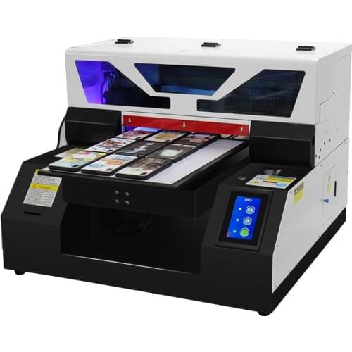 A4 UV Printer New Automatic A4 UV Flatbed Printer With LED Display For Embosser PVC/Phone Case/Bottle/Acylic/ Leather Etc