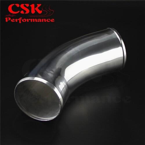 45 Degree 127mm 5" inch Aluminum Intercooler Intake Pipe Piping Tube hose