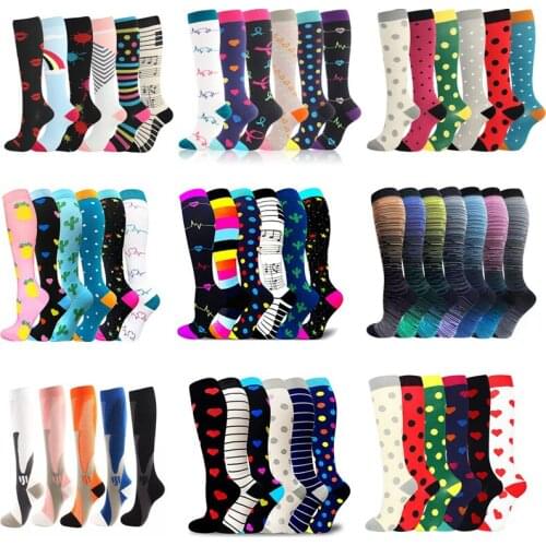 Dropship Compression Socks Stockings Men Women Wholesales Sports Socks Varicose Veins Nurse Socks For Football Soccer Running