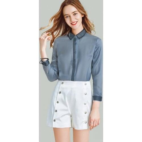 HAVVA Women's Blue Shirts