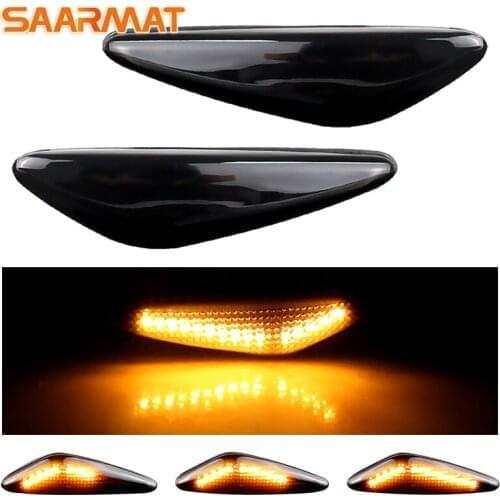 2pcs Dynamic Turn Signal Light mudguard indicator light For Mazda MX-5 MX-6 16-up, for RX8 09-12 Side Marker Flashing Indicator