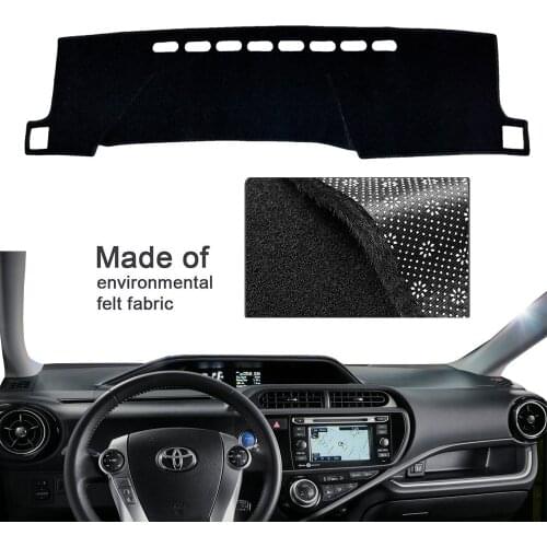 Dashboard Cover Dash Mat for Toyota Prius C Aqua NHP10 2012-2019 Pad Sunshade Carpet Cushion Sun Visor Protect Car Accessories