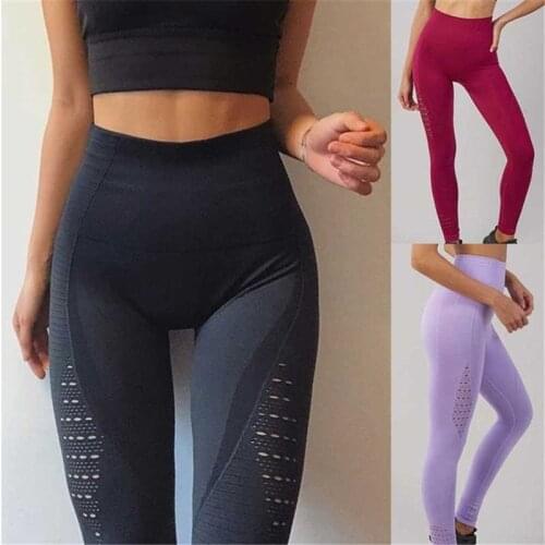 2020 new fashion Women Super Stretchy Gym Tights Energy Seamless Sportswear Yoga Sport Running Fitness Gym Long Pants Leggings