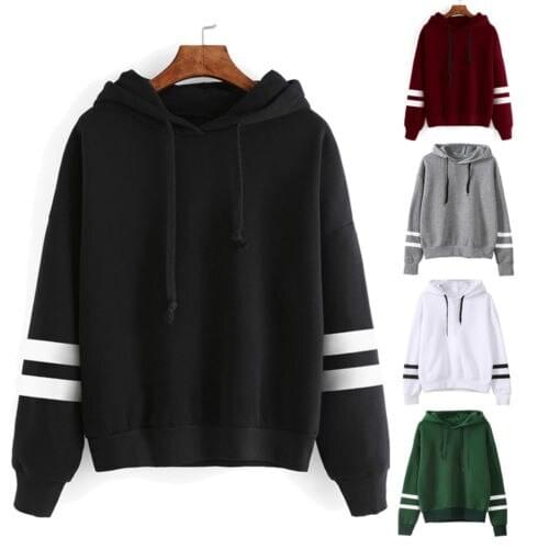 New Spring Autumn Womens Long Sleeve Hooded Sweatshirt Loose Casual Warm Hoodies Sweatshirts 4 Colors Female Jumper Tracksuits