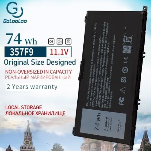 Golooloo 357F9 New Laptop Battery For Dell Inspiron 15 7000 7559 7557 7566 7567 5576 5577 INS15PD-1548B 1748B 1848B 11.1v 74WH