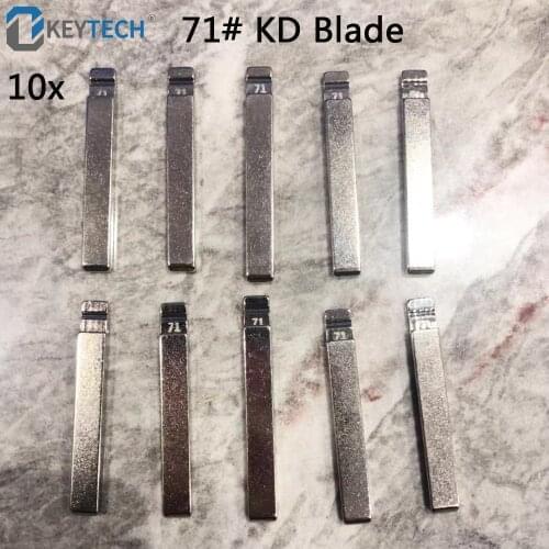 OkeyTech Remote Folding Flip KD Blade 71# HU100 Blank Uncut KEYDIY Universal For Opel For Buick For Chevrolet 10PCS High Quality