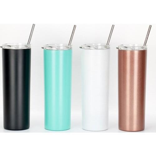 600ML Stainless Steel Thermos Cup with Straw Transparent Lid Insulated Vacuum Flask Portable Car Water Cup Student Creative New