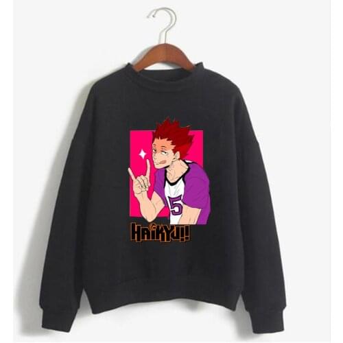 Japan Anime Haikyuu Hoodies Mens New Fashion Sweatshirt Hip Hop Pullovers Clothing Man Woman Top