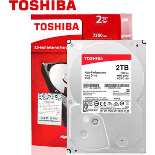 TOSHIBA 2TB Internal HDD 2000GB Desktop PC Computer NVR CCTV Hard Drive Disk 3.5" SATA3.0 7200RPM 64M Cache HD