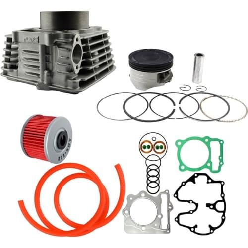 Motorcycle Engine Part Air Cylinder kit piston gasket oil filter STD 85mm Accessories For Honda XR400 XR 400 1996-2004