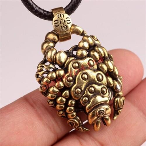 Angry Lotus Master Flame Scorpion, Shelter Charm, Personal Necklace Hanging Buddha Bead Key Hanging, Exquisite Jewelry for Men