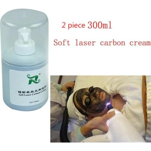 2pc 300ml Soft Laser Carbon Cream gel for nd yag laser skin rejuvenation treatment Active Skin Care Carbon gel blackhead removal