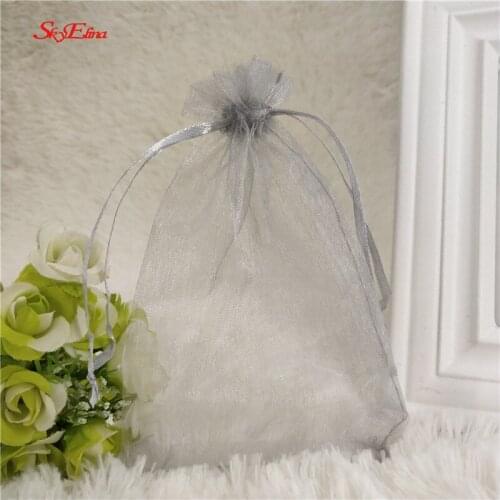 25PCS jewelry organza bag 34*49cm packaging gift boxes for jewellery storage Christmas Wedding Decoration Supplie 6ZSH322-25