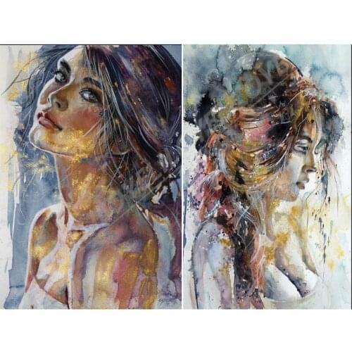 3D Diamond Embroidery Sale 5D DIY Diamond Painting Sexy Woman abstract Diamond Painting Cross Stitch Rhinestones Mosaic FG1950