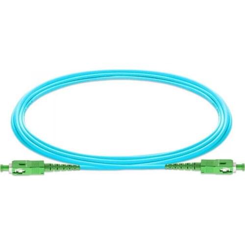 5PCS/lot SC/APC -SC/APC OM3 Fiber Optic Patch Cord 10G 50/125 Fiber Cable Multimode Simplex Optical Jumper