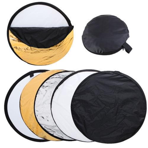 80cm 5 in 1 New Portable Collapsible Light Round Photography/Photo Reflector for Studio Carrying Bag Canon Nikon D7100 D750