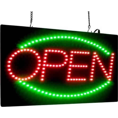 Animated LED Open Sign Advertising Light Board Mall Bright Animated Sports Neon Commercial Billboard with US EU UK Plug