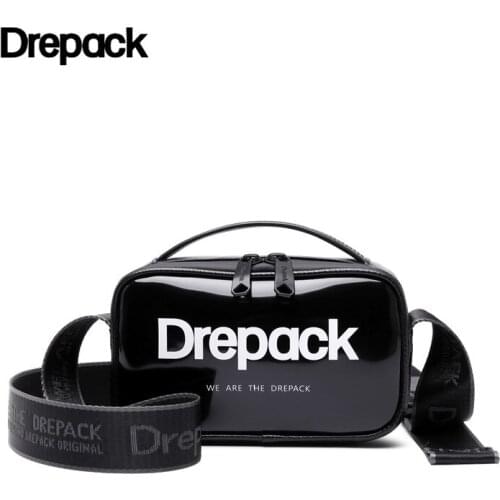 DREPACK 2021 Designer Bag Mens Waterproof PVC Crossbody Bag Shoulder Sling Bag Multifunction Messenger Bag Chest Bag For Men