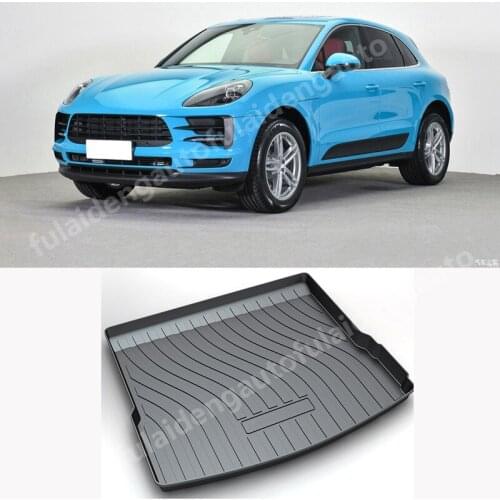For Porsche Macan 2015-2019 All weather TPO Car pad Cargo Liner Trunk Tray Floor Mat Car Styling Accessories