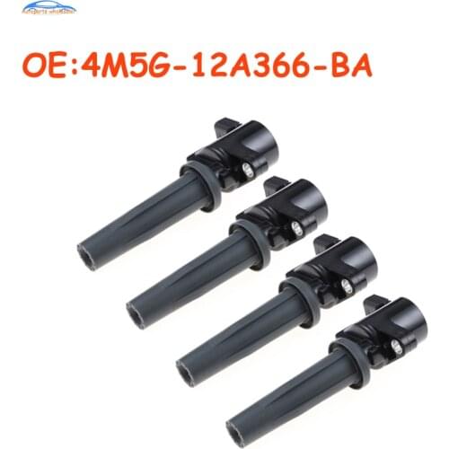 4 PCS 4M5G-12A366-BA Ignition Coil For Ford C-Max Focus Galaxy Mondeo S-Max Transit Mazda 3 Tribute Volvo C30 S40 S80 V50 V70