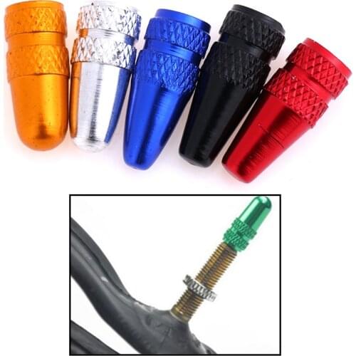 5pcs/set Aluminium Bike Presta Valve Cap MTB Wheel Rim Tyre Stem Air Valve Caps Bicycle Presta Pressure Valve Caps Dust Cover