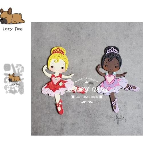 Ballet Dancer Metal Cutting Dies Scrapbooking Stencil DIY Mold Knife Craft Embossing Die Cuts Card Making New Dies For 2020