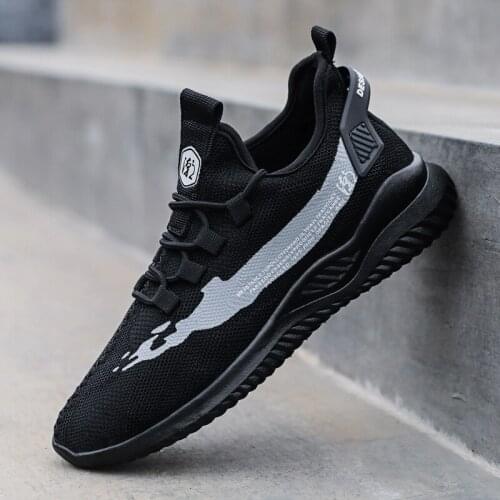 Fashion 2020 Men Sneakers Casual Shoes Men Shoes Lightweight Comfortable Breathable Walking Sneakers Mesh Fabric Running Shoes