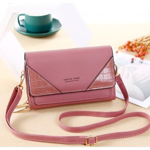 New Fashion Woman Shoulder Bag PU Leather Youth Ladies Small Square Bag Light Wild Simple Female Daily Messenger Waterproof Bag