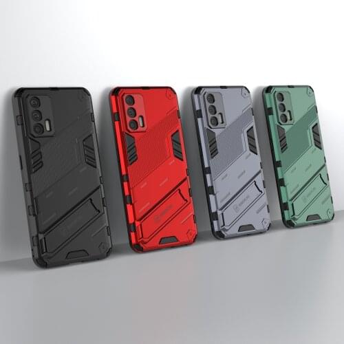 Fashion PC+ TPU Anti-shock Anti-shock Case for OPPO Realme GT 8 Pro Q3 Pro Find X3 5G F19 F17 A93 A94 A95 Reno 6 5Z Back Cover