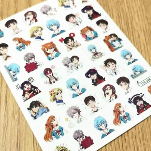 Newest TSC 266 3D design nail art sticker decal stamping back gule DIY nail decoration tools