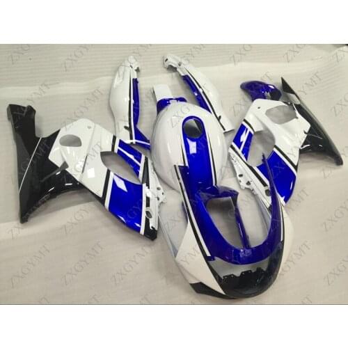 Motorcycle Fairing Thundercat 1997 - 2007 White Blue Body Kits YZF 600R 06 07 Abs Fairing YZF 600R 98 99