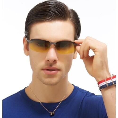 2017 new type of polarized light driving mirror day night double use glasses far light glasses 3043 free shipping