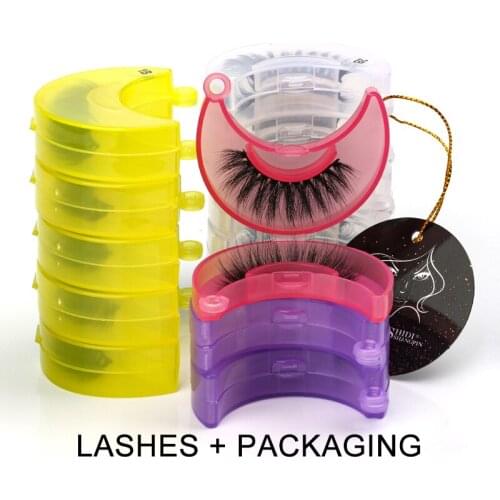 Wholesale lashes 4/20/50/100pcs 3d mink lashes natural long false eyelashes set soft thick faux eye lash in bulk