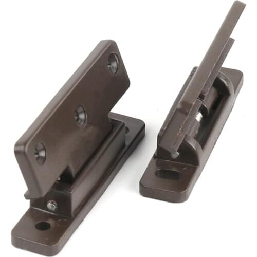 4pcs Plastic spring Hinge bisagra hidden Flat loaded hinge for wardrobe Cupboard cabinet door joint connector furniture Hardware