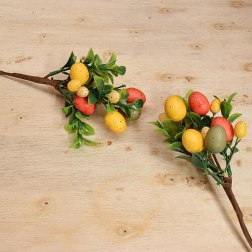 Display Mold Sturdy Ornamental Plastic Bouquet Easter Egg Tree Decor for Home