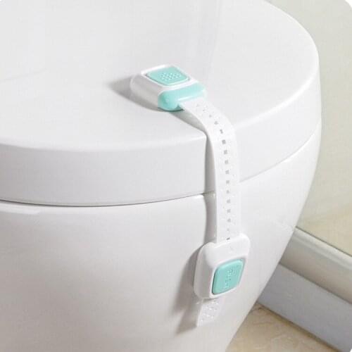 Child Safety Strap Locks for Fridge Cabinets Drawers Dishwasher Self Adhesive No Drilling Security Lock Adjustable TS2