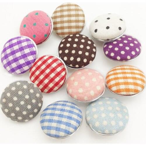 SZ1033 20PCS/lot cloth Snap Button for Snap Jewelry 18mm Free Shipping