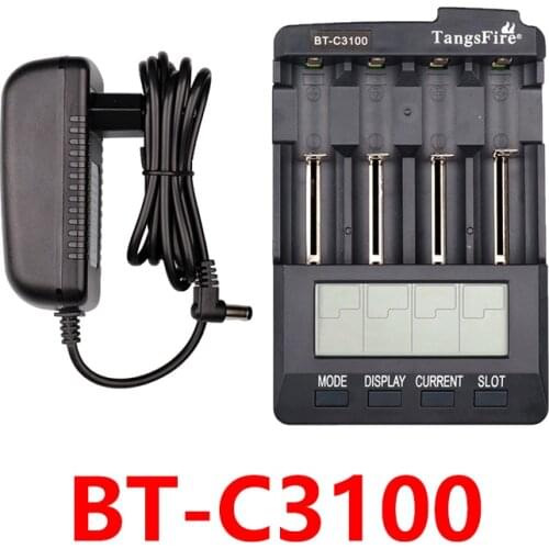 Tangsfire BT-C3100 V2.2 Battery Charger Rechargeable Batteries 16340,10440,14500,18500,18650,26650,26500