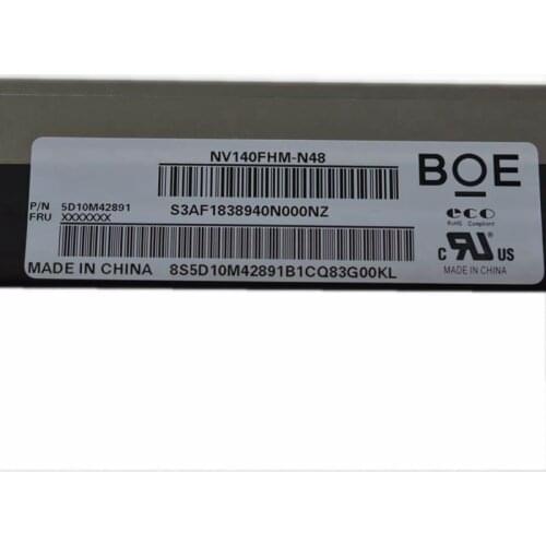 14.0 inch IPS Laptop LCD NV140FHM-N48 V8.1 LP140WF8-SPR1 N140HAC-EAC LP140WF7-SPC1 LED LCD Display Screen Digital FHD 1920*1080