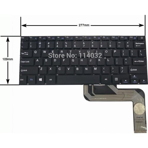 English keyboard for DIGMA CITI E400 ES4003EW 14 US version black no frame blue keys accessories DK280FF YXT-NB92-09 34280B051