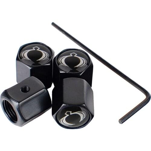 Car Accessories Auto Valve Stem Cap Cover For SSANG YON Actyon Rexton Kyron Korando Rodius Chairman musso Tivolan XLV Tivoli