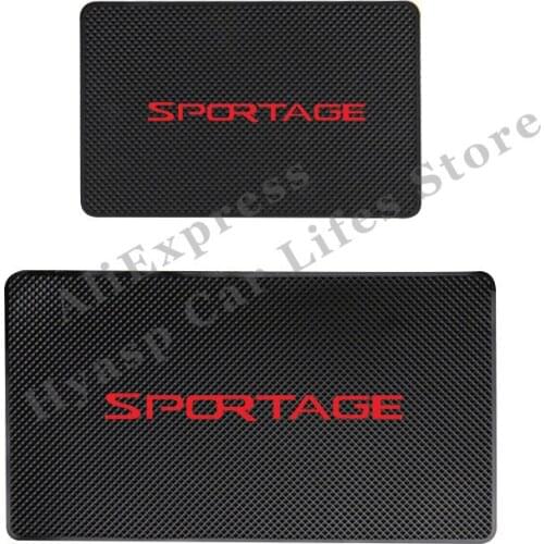 Car Anti-Slip Mat Pad For KIA Sportage Dashboard Phone Non-Slip Mat Interior Accessories