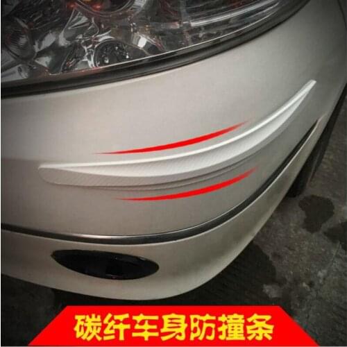 Car Styling Rubber Guard Corner Strip Crash Bar Trim Protection For Audi S5 8T 9T S6 C7 S7 4G S8 D4 TT TTS RS 8S 8J Accessories